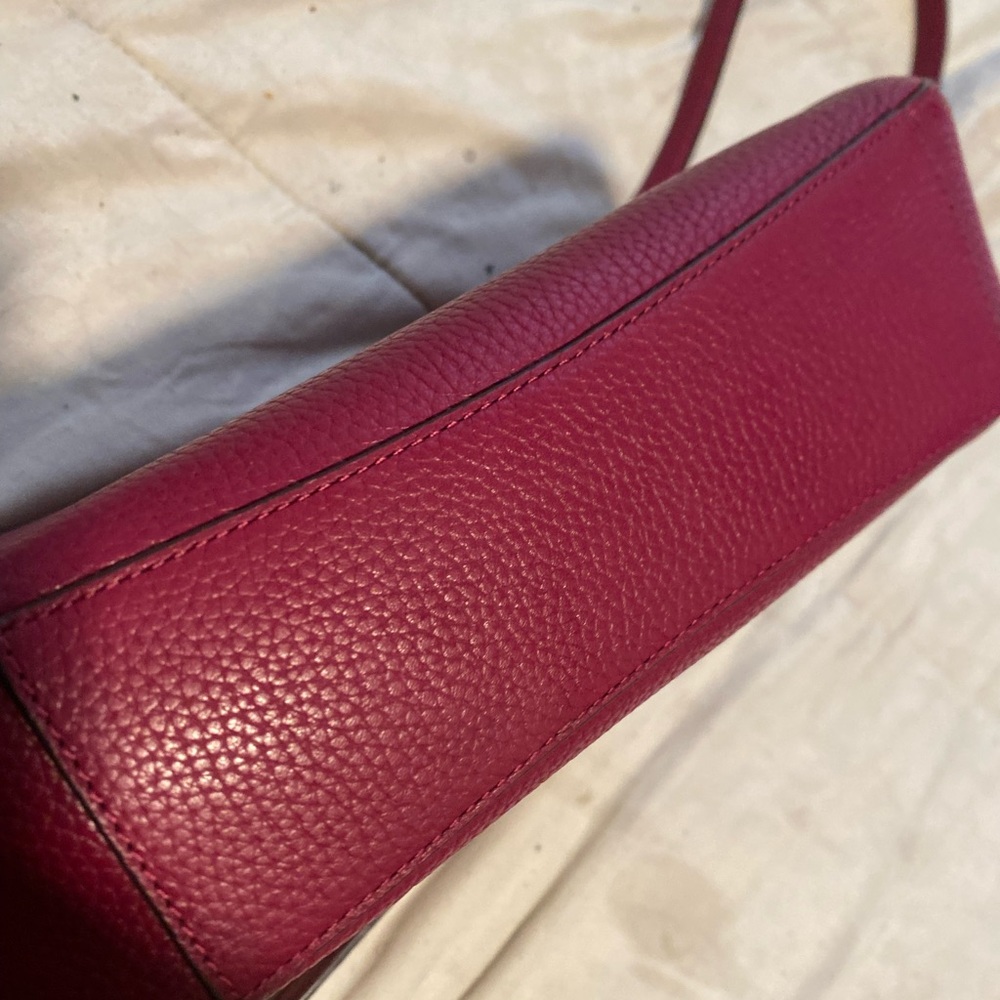 Kate Spade Raspberry Pebbled Leather Mini Crossbody - Picture 5 of 8